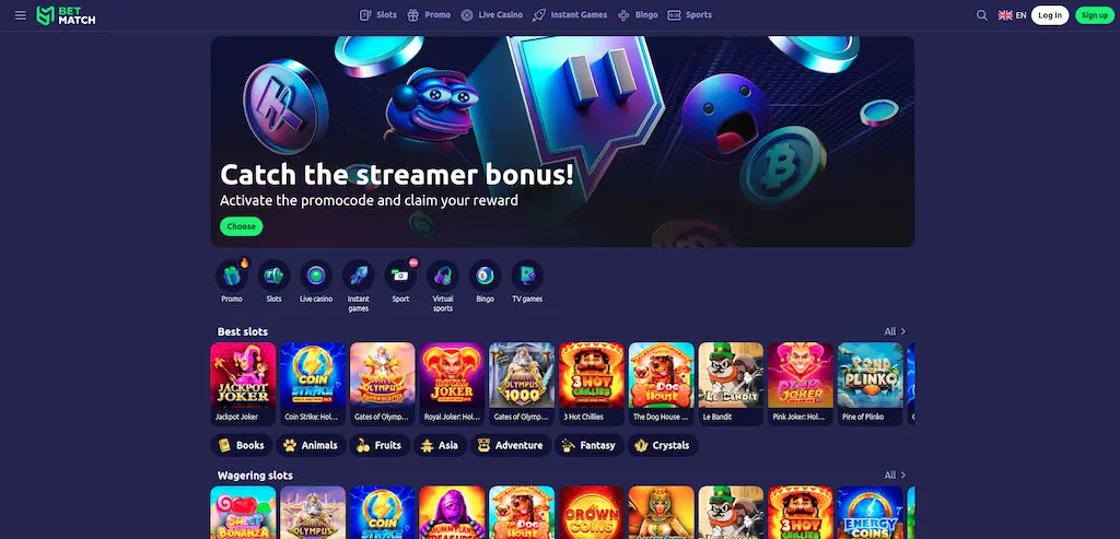 betmatch казино